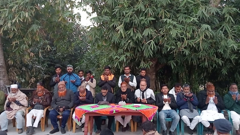 খুবজীপুর ৯ নং ওয়াড বি এন পির উদ্যোগে  বেগম খালেদা জিয়ার রুহে