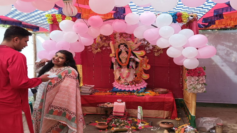 নাসিরনগরে স্বরস্বতী পূঁজাকে ঘিরে হিন্দু সম্প্রদায়ের মাঝে উৎ