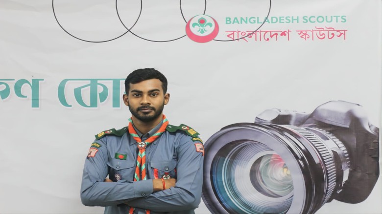 বাংলাদেশ স্কাউটসের ফটো কনটেস্টে প্রথম স্থান অর্জন করেছেন জয়প