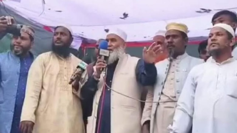 নির্বাচনী মিছিল ও পথসভায় তানোরে দাঁড়িপাল্লার বার্তা ছড়ালেন অ