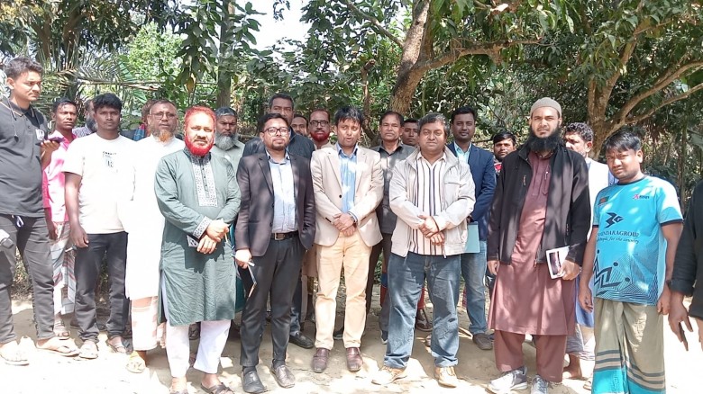 মশিন্দা বাহাদুর পাড়া থেকে সাহাপুরের ব্রীজ,টি এলাকাবাসীর প্রা