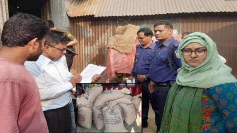 ঈশ্বরগঞ্জে খাদ্যবান্ধব কর্মসূচির ১৪ বস্তা চাল জব্দ, গরিবদের 