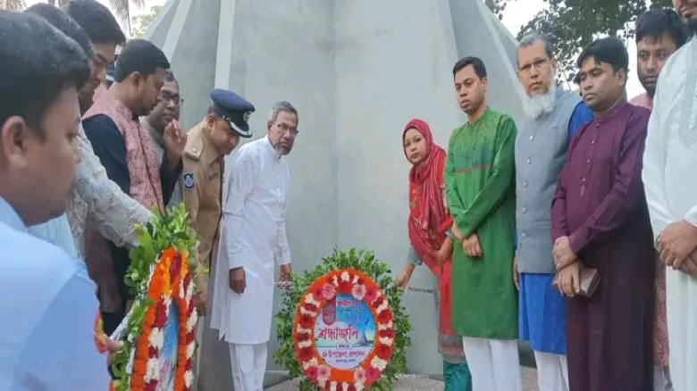 গুরুদাসপুরে নানা আয়োজনে মহান স্বাধীনতা ও জাতীয় দিবস উদযাপন,