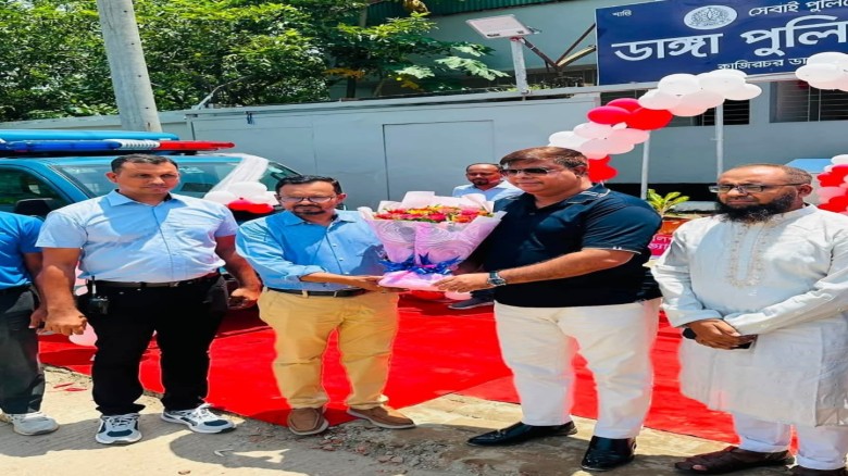 পলাশে আধুনিক রূপে ডাঙ্গা পুলিশ ক্যাম্পের যাত্রা শুরু: প্রাণ-