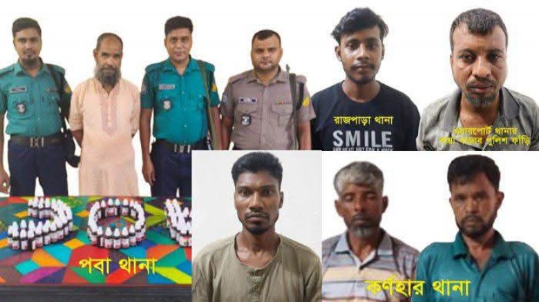 মহানগরীজুড়ে পুলিশের অভিযানে মাদক কারবারী গ্রেফতার -৬