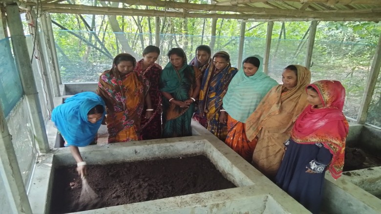 তানোর মোহর হিন্দু পাড়ায় ভার্মি কম্পোস্ট সার তৈরির অভিজ্ঞতা ব